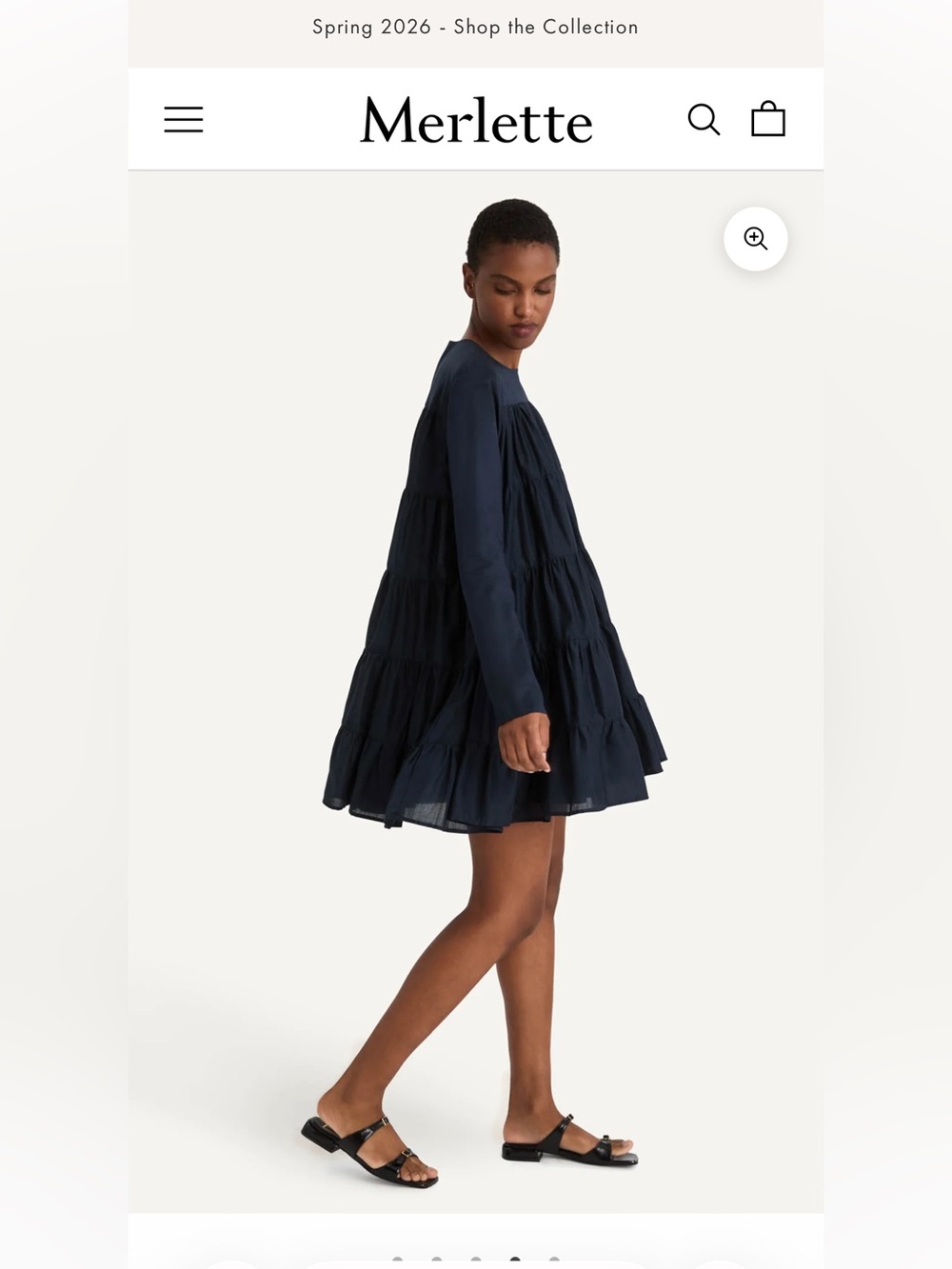 Merlette Black Dress with Pockets - SOLIMAN DRESS